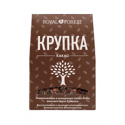 ROYAL FOREST Обжаренная какао-крупка 100 г