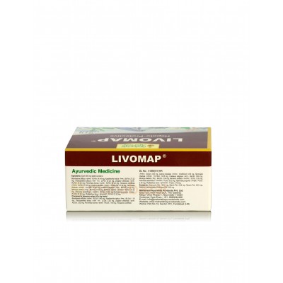 Maharishi Ayurveda Livomap Ливомап, лечение заболеваний печени, 100 таб.