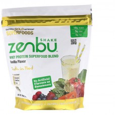 California Gold Nutrition, Zenbu Shake, смесь суперпродуктов на основе сывороточного белка