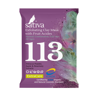 SATIVA Маска-гоммаж с фруктовыми кислотами №113, 15г