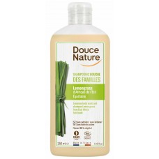 Органический шампунь для волос и тела с экстрактом Лемонграсса, Douce Nature, 250 мл