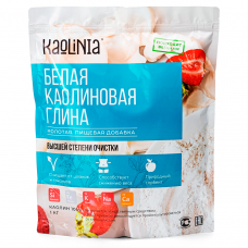 KAOLINIA Белая каолиновая глина пищевая 1 кг, ( Каолиния )