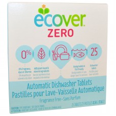 ECOVER  Zero Таблетки для посудомоечных машин, без ароматизаторов, 25 табл. (0,5 kg)