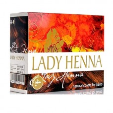 LADY HENNA Краска для волос на основе хны- Каштан, 6*10 г