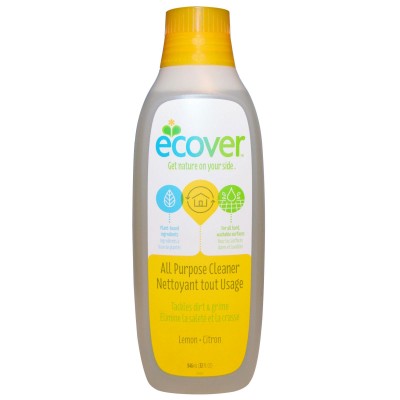ECOVER Универсальное чистящее средство с ароматом лимона, 32 жидкие унции (946 мл)