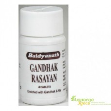 Baidyanath Gandak Rasayan Гандак Расаяна (Для Лечения Кожных Заболеваний) 40 таб.