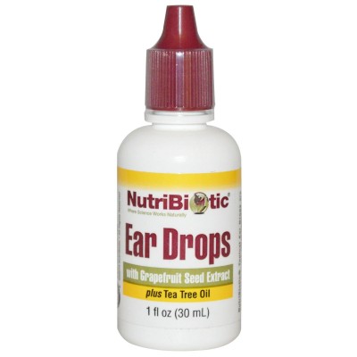 NutriBiotic Капли для ушей с экстрактом семян грейпфрута GSE, 30 мл