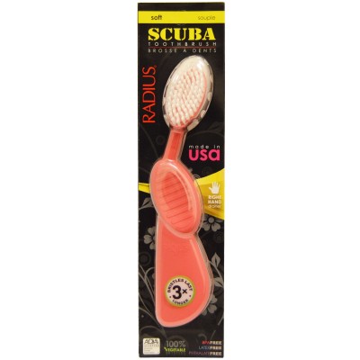 Зубная щётка мягкая для правши Radius Scuba (made in USA)