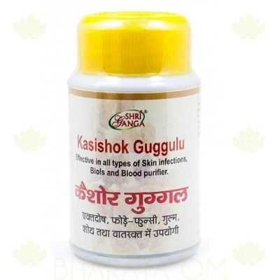 Shri Ganga Kaishore Guggulu Кайшор Гуггулу (при подагре и артритах),120 таб.